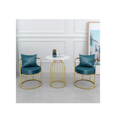 Living Room Restaurant Furniture Vintage Antique Chair Retro Metal Velvet Dining Living Room Chairs