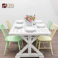 Wholesale CDG Handmade Antique Cast Aluminium Chiavari Coffee Table Set Outdoor Garden Lawn Restaurant Chair And Table