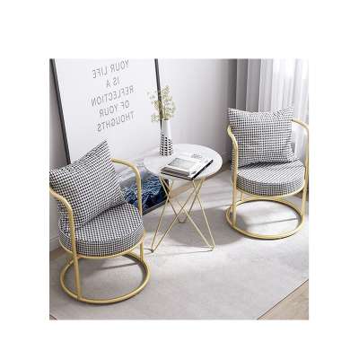 Design Stackable Nordic Cheap Indoor Home Furniture Gold Metal Modern Restaurant Dining Leisure Chair