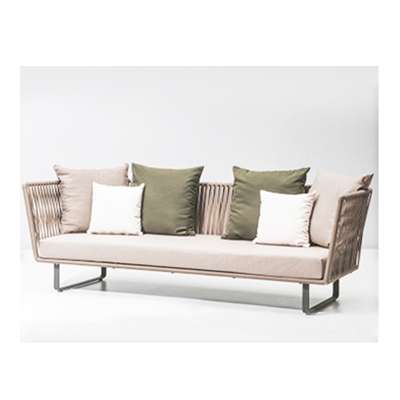 Good Outdoor Set Rattan Aluminum Patio outdoor rattan Sofa Garden Furniture with Cushion